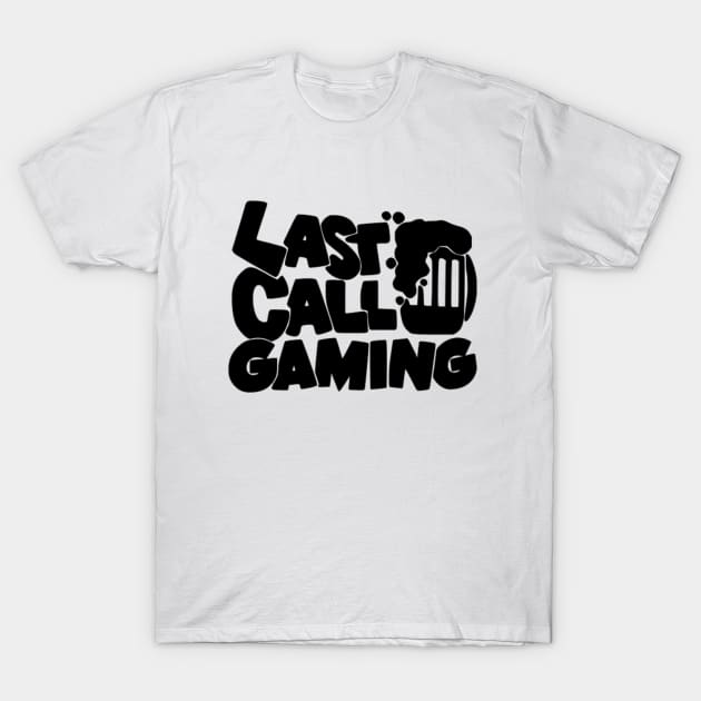 LastCallGaming Orig Design Black T-Shirt by Zeus928